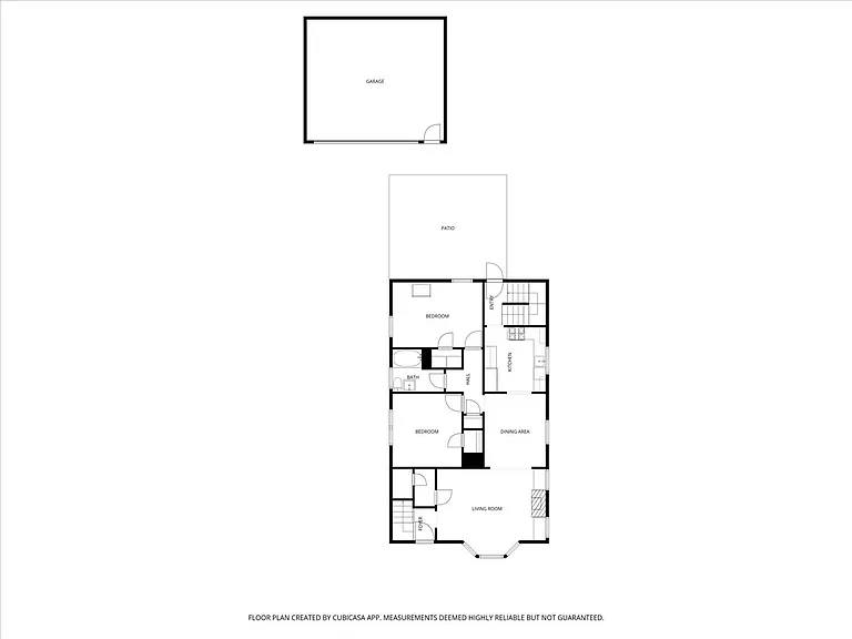 Downstairs floor plan