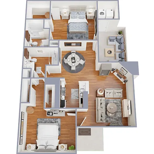 Floor plan 2X2