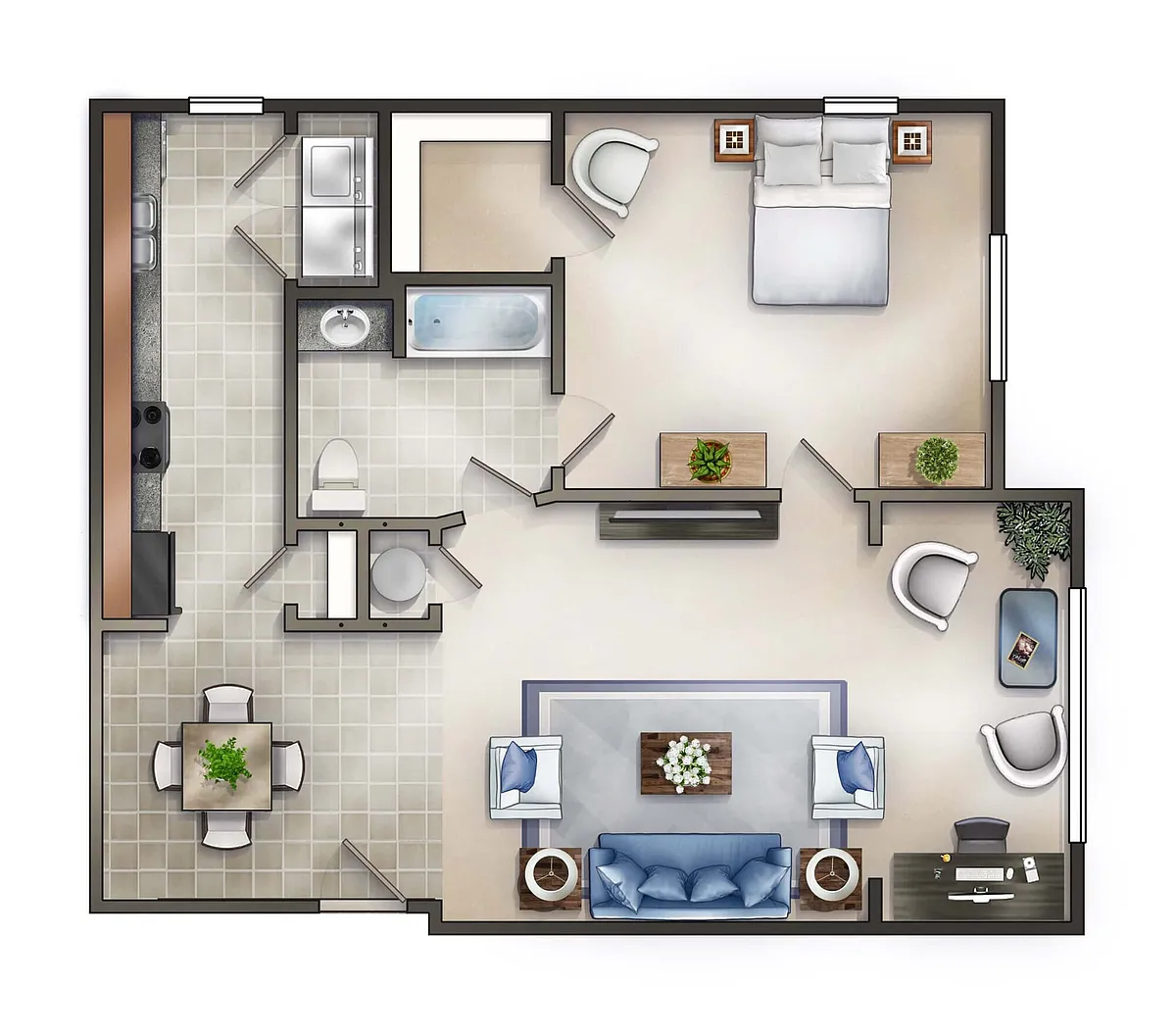 Floor plan Dogwood with SR