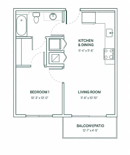 Floor plan A1
