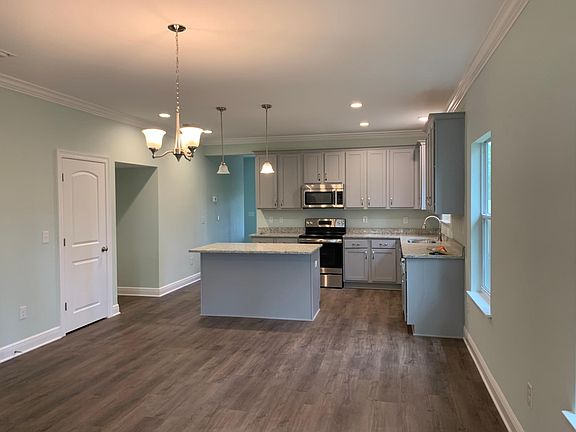 dining area, pantry, and kitchen