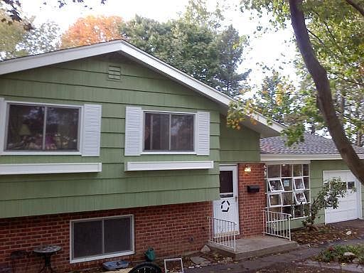 Newly painted front view