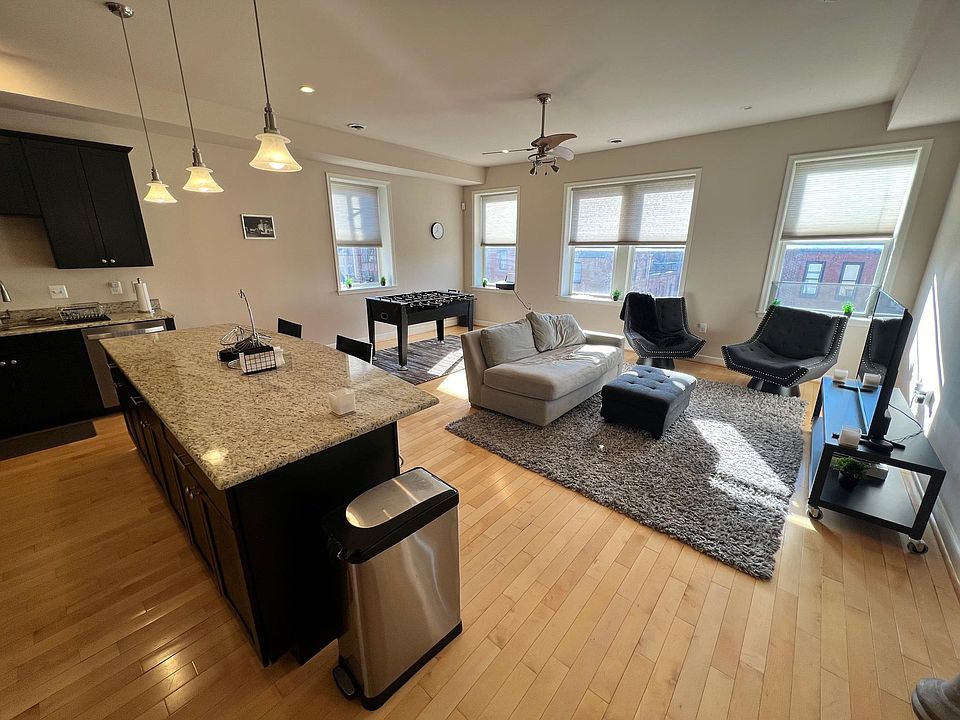 Kitchen and living area