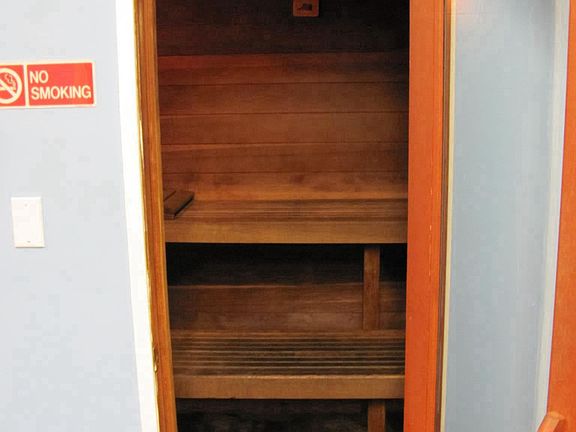 Sauna at no extra charge!