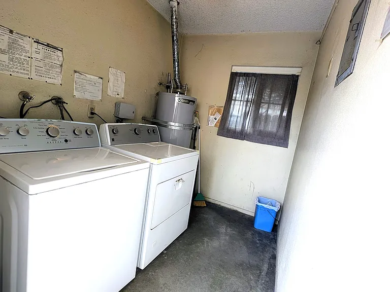 Washer and dryer