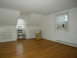 second floor with two bedrooms and full bath