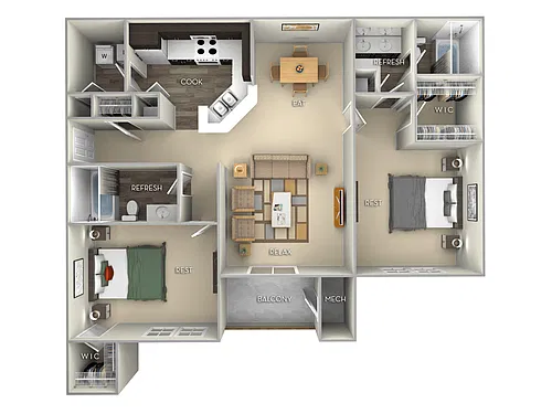 Floor plan The Chestnut