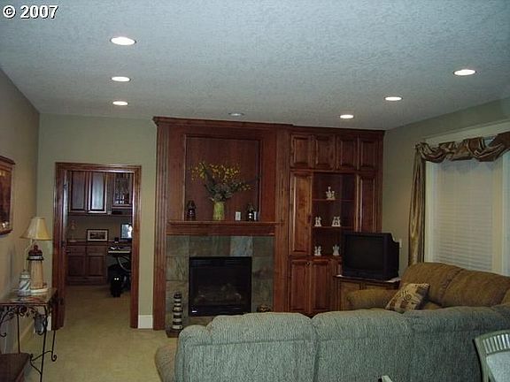 Great Room with view into Office