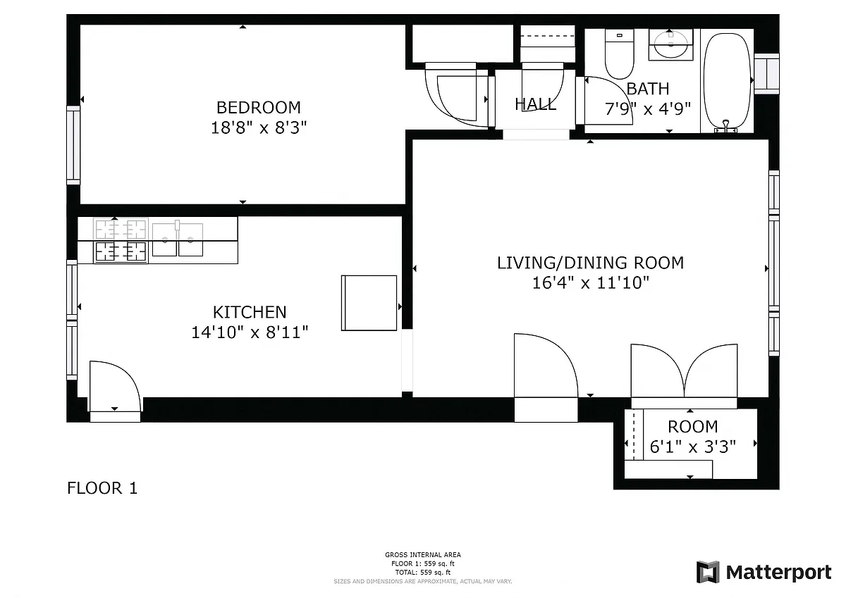 Floor plan N1BR1B01