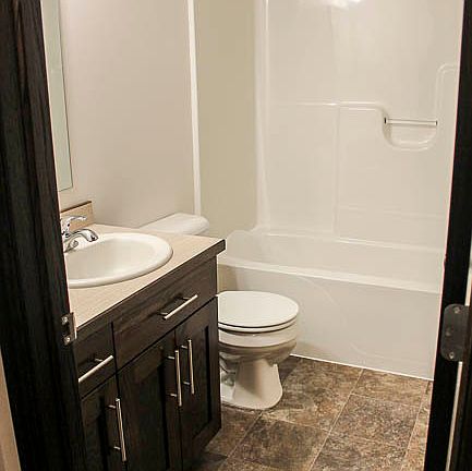 Upper level spare bathroom
