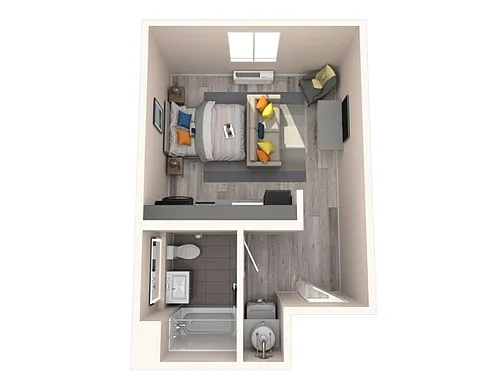 Floor plan Studio A