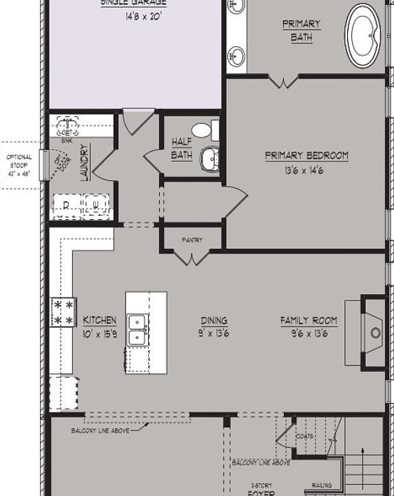 Gertrude Floorplan First Floor