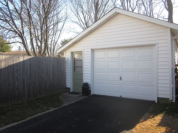 Detached garage.