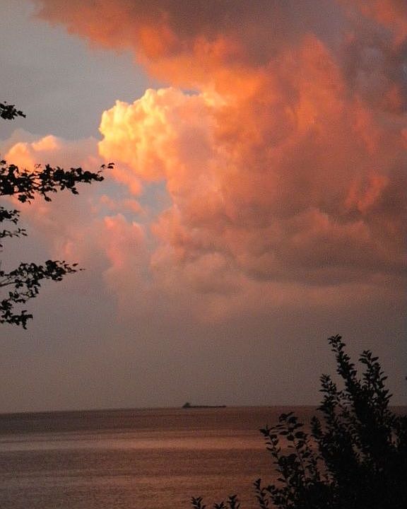 Sunset from the deck