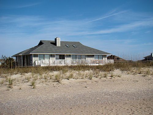 View of house from beach