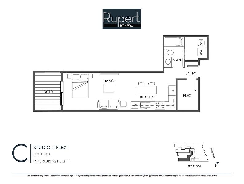 Vancouver Apartment for rent - 0 Bedrooms — photo 2