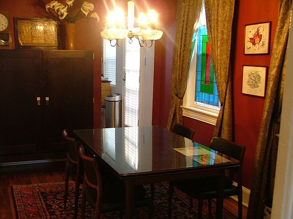 Spacious dining room
