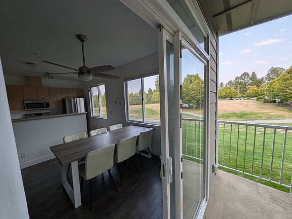 Enter into living room from balcony