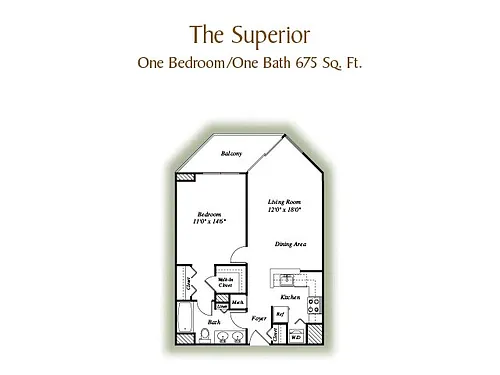 Floor plan Superior