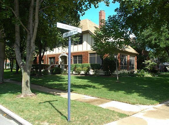 Front and side from street corner