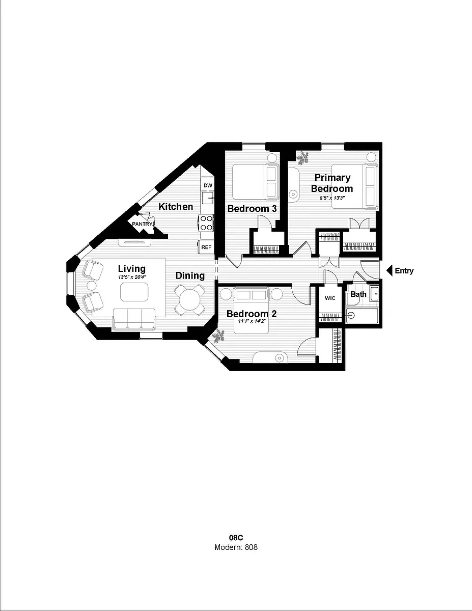 Floor plan 08C