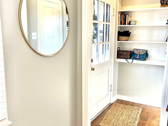 front entry with storage and natural light