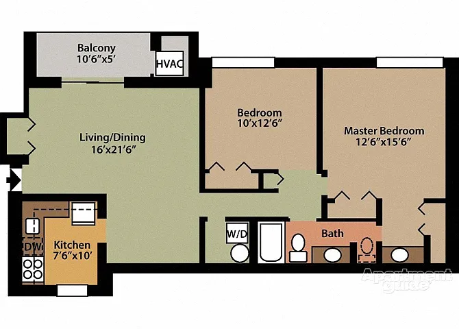 Floor plan Cypress with Half Bath