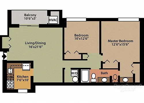 Floor plan Cypress with Half Bath