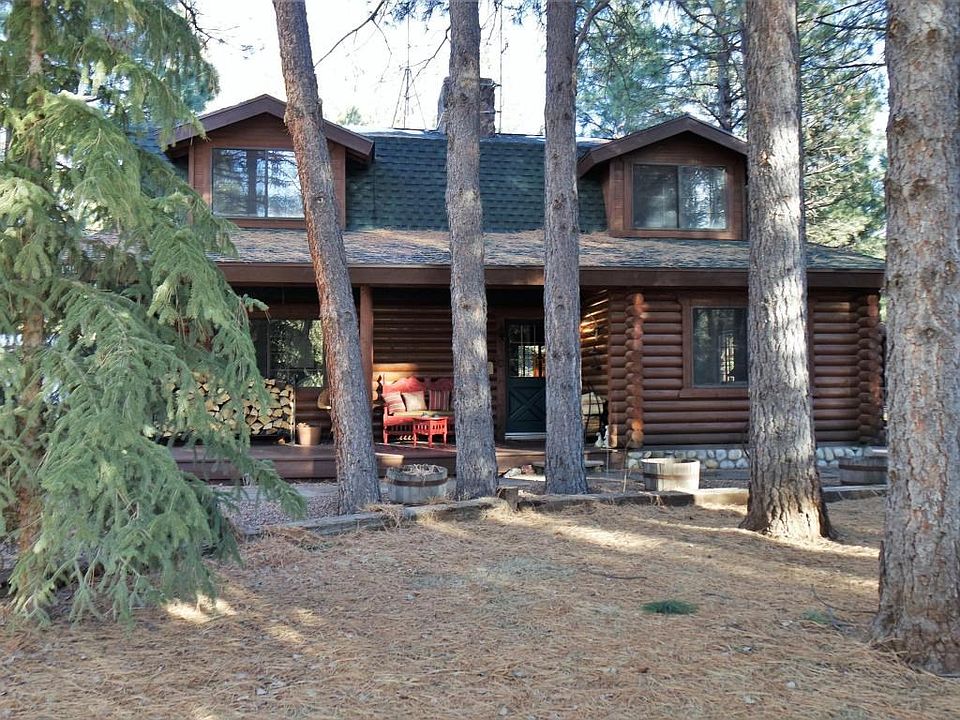 Front Elevation-Lodge Log Home