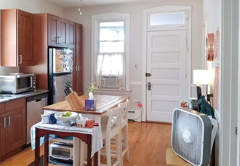 Kitchen (furnished, viewed from hallway)