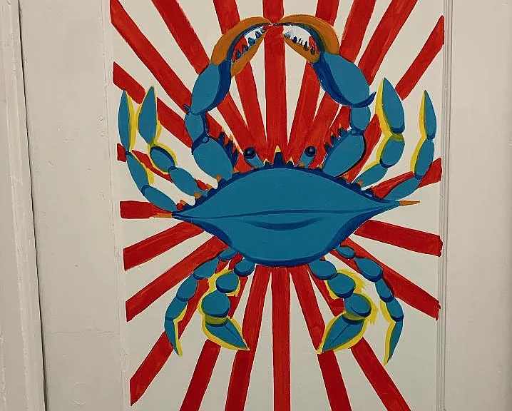 This is the Blue Crab Room