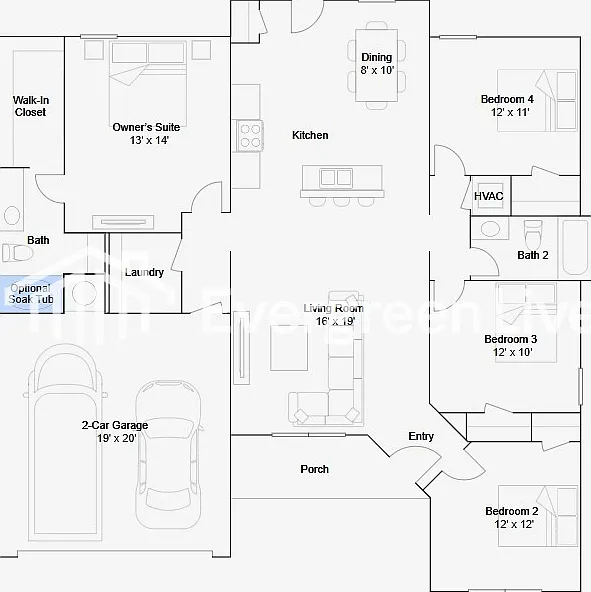 4 bed, 2.0 bath, 1615 sqft, $1,850 — Photo 2