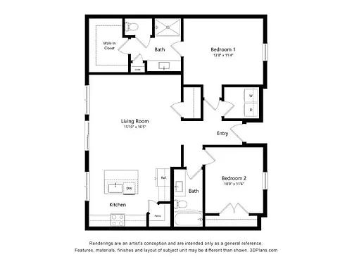 Floor plan B1