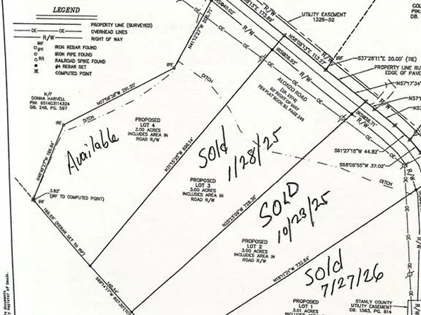 0 Alonzo Rd Lot 1-2-4, Oakboro, NC 28129