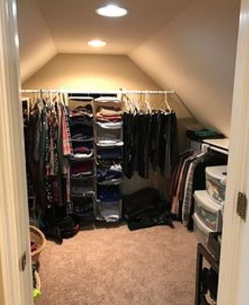 Master walk in closet