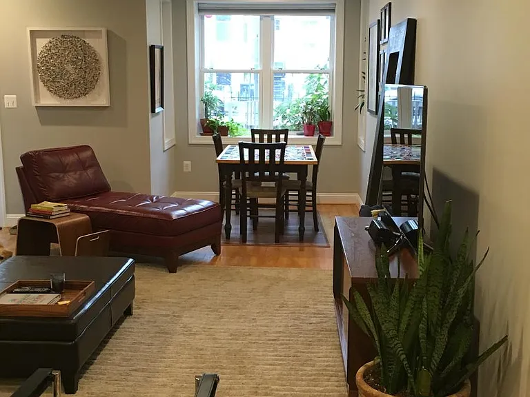 Open concept living room and dining room