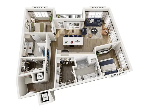 Floor plan B7