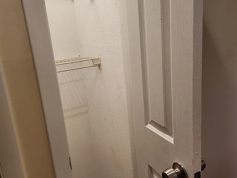 Linen Closet in Hallway