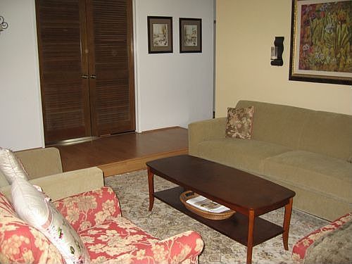 Living Room view toward Den