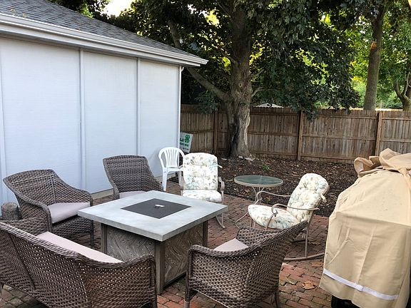 Secluded patio
