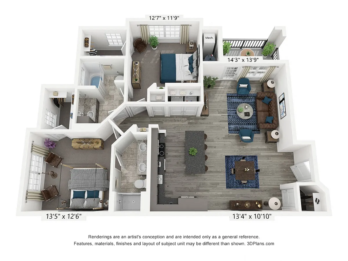 Floor plan Chapman