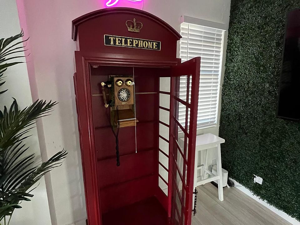 Custom Phone Booth with working Landline