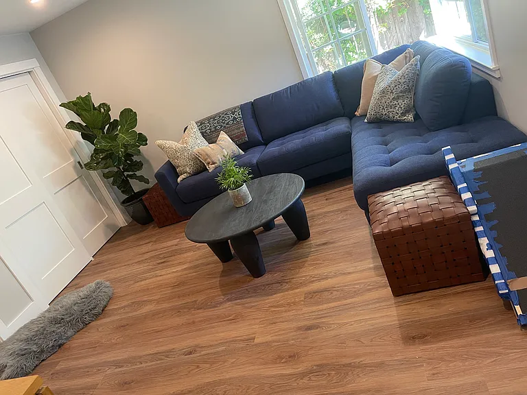 Second shared living room space, also has tv