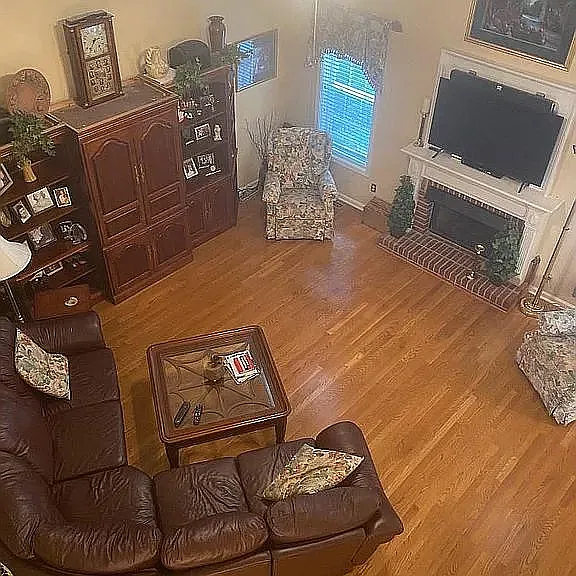Great room as seen from Upper sleeping level alcove.