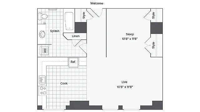 Floor plan Alexandria - Junior