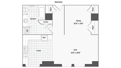 Floor plan Alexandria - Junior
