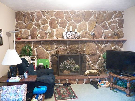 Fireplace in family room