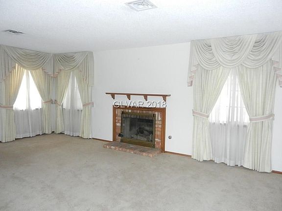 Living room with fireplace