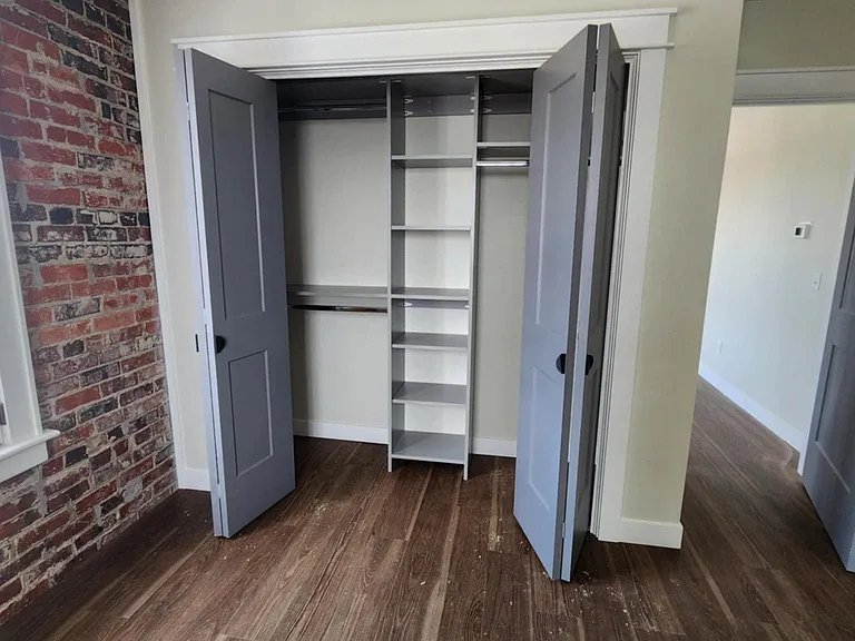 Bedroom closet organization