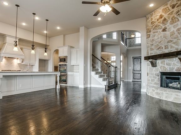 Family Room and Kitchen